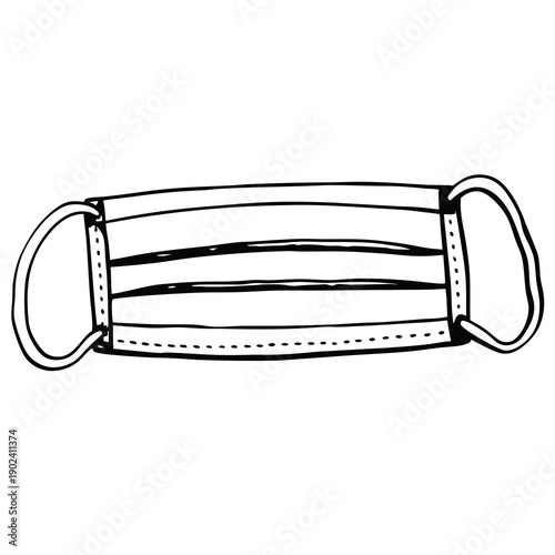 Face mask many still carry for safety or pollute. 