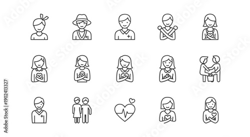 Collection of Diverse Human Portraits and Expressions.