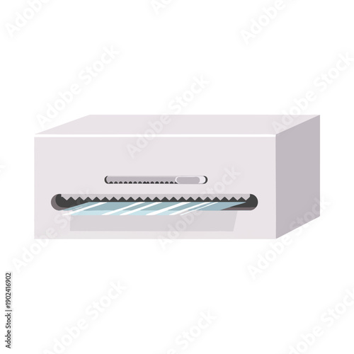 Open Filing Cabinet Drawer with Documents