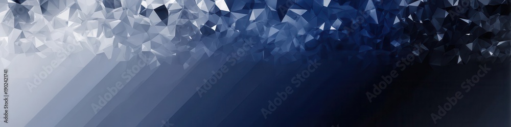 Fototapeta premium Abstract Geometric Diamonds and Gradient Blue Backdrop