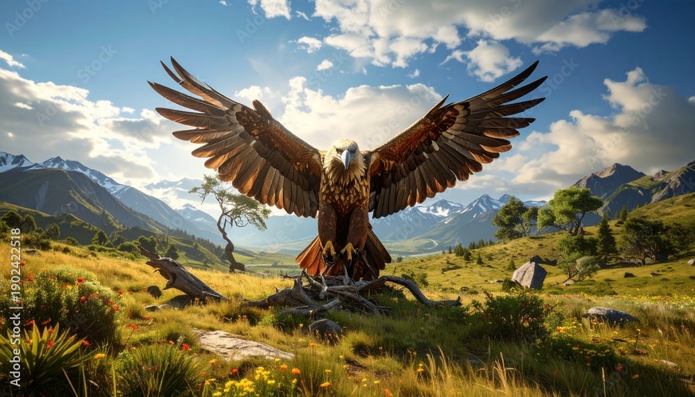 Obraz premium eagle in flight