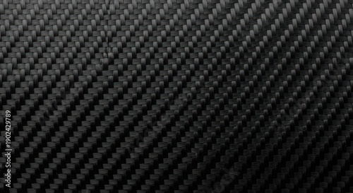 Professional Black Carbon Fiber Texture Pattern Background with Diagonal Weave