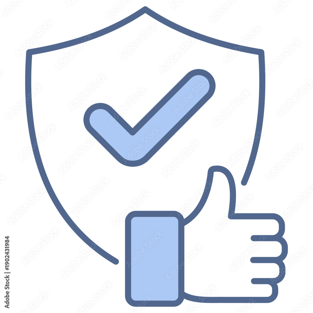 Foto Reliability Blue Icon