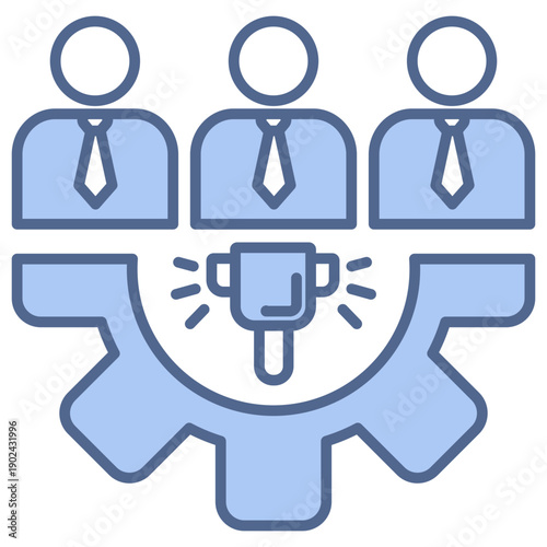 Participation Blue Icon