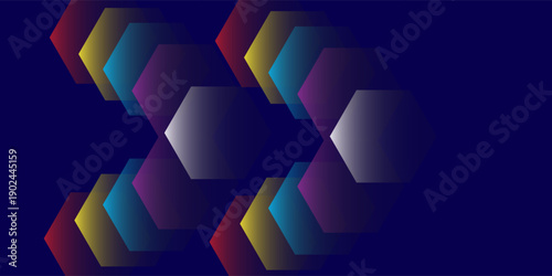 Coloured neon lights dark background vector design in eps 10