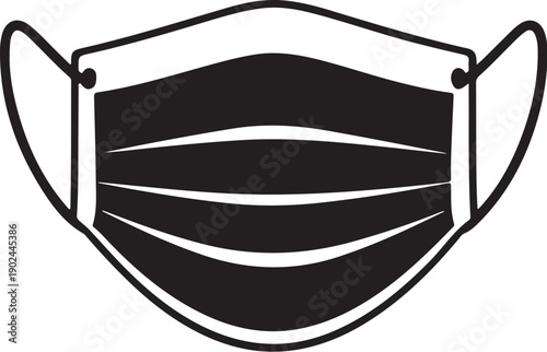 Smiling mouth wink eye face flat design vector illustration
