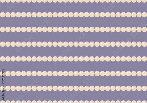 Pearl Seamless Pattern Background. Vector