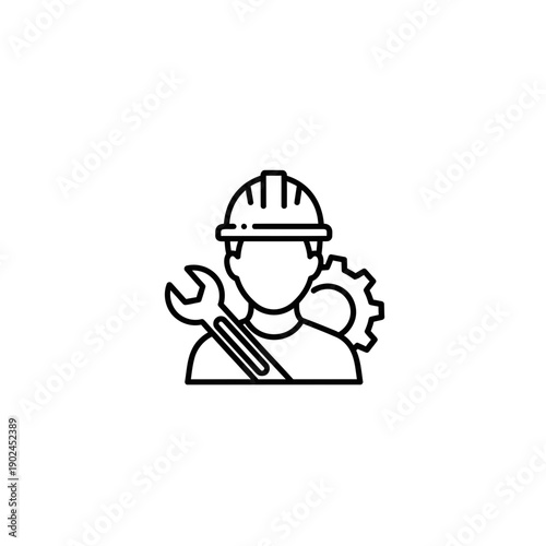 Labor Workers Solidarity Illustration outline