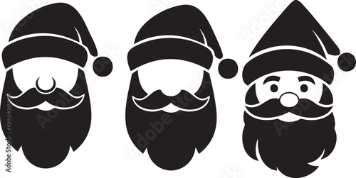 Funny cartoon penguin character and baby doll illustration featuring black and white masks isolated for a fun child art project