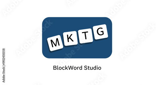 Minimalist Conceptual Marketing Tiles Graphic Illustration Informative Business Concept Vector Illustration