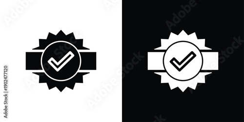 Stamp Icon Sheet Multiple Style Collection Isolated Vector