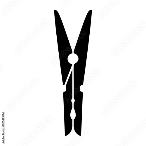  Laundry peg black silhouette