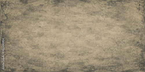 Aged vintage parchment background featuring a stained brown grunge paper texture with a worn antique design for a retro blank page backdrop