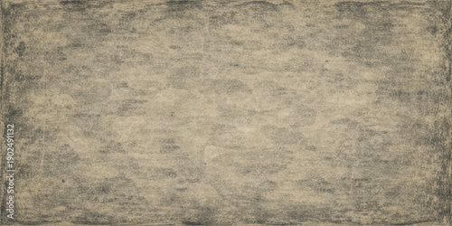 Aged vintage parchment with a stained grunge paper texture and antique brown pattern creates a blank ancient canvas backdrop for an old book page surface