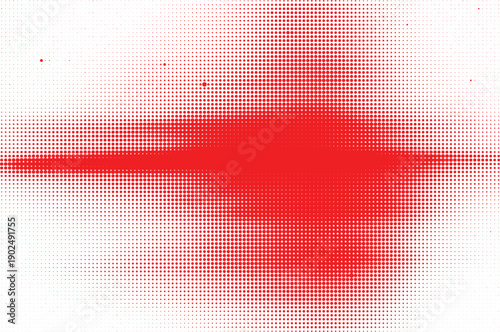 Beautiful red lip print on white background with vibrant color and bold design