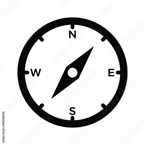 Free Download Compass Navigation Direction Vector Illustration Flat Design - GFXLoad