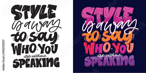 Ttrendy hand drawn doodle lettering print. Lettering for t-shirt design, mug print, bag print, clothes fashion. 100% hand drawn vector image.
