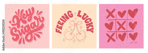 Valentine's Day core. Hand drawn doodle lettering quote about Love. Lettering for t-shirt design, mug print, bag print, clothes fashion. 100% hand drawn vector image.
