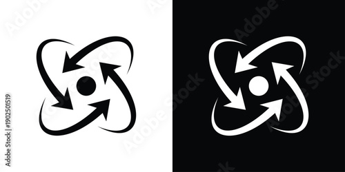 Synergy Icon Sheet Black And White