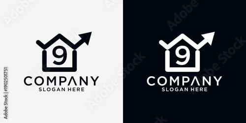 9 Home finance logo design