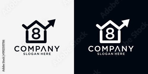 8 Home finance logo design