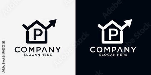 P Home finance logo design