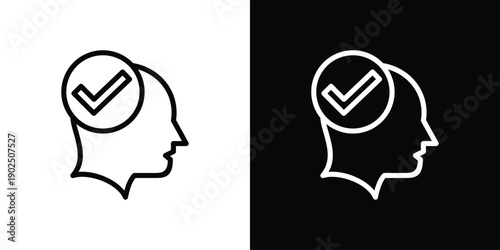 Positivity Icon Sheet Black And White