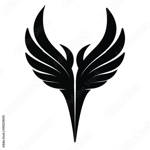 Stylized Black Wings