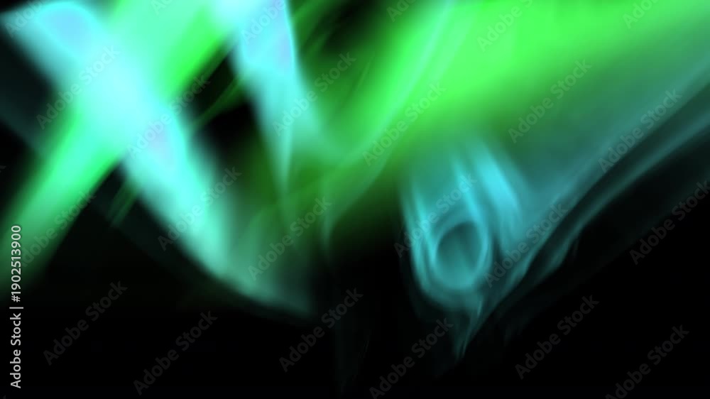 custom made wallpaper toronto digitalDancing Lights Aurora Animation Green