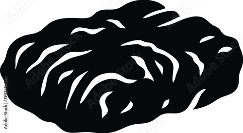 Minced Beef Meat Silhouette Vector Ground Beef Mince