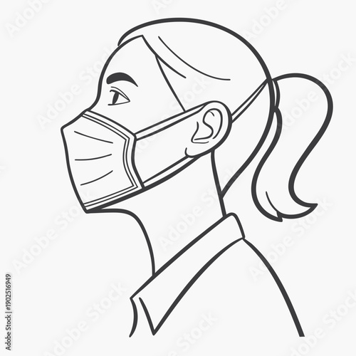 Vector illustration of medical anesthesia equipment used in healthcare settings for procedures, isolated on a white background.