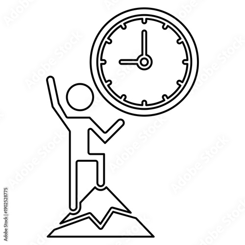 Time discipline icon