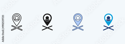 here multiple style icon collection