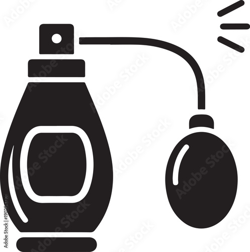Fire extinguisher icon in simple black design