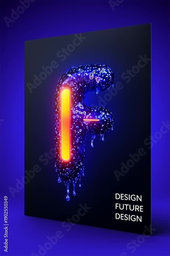 abstract futuristic ai technology background, future ai design digital visualization, futuristic artificial intelligence tech concept