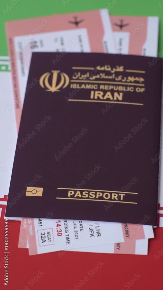 Iranian passport for travelling, flying and doing business. Iran ...