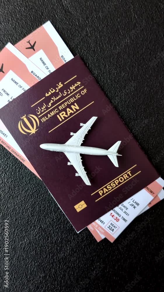 Iranian passport for travelling, flying and doing business. Iran ...