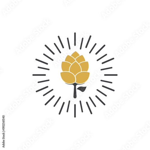 Beer craft vector illustration design image
