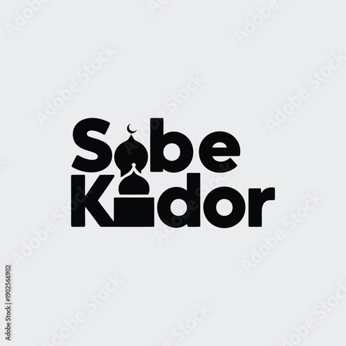 Sob e Kador Typography Design