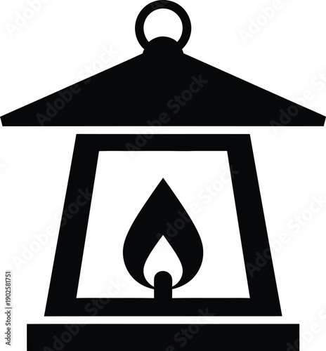 Ramadan lantern silhouette for holy month of fasting and reflection