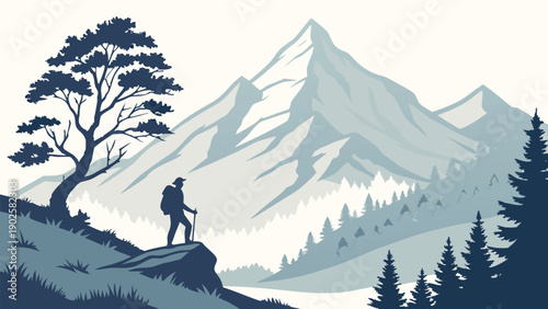 Mountain Landscape for Website Hero Section