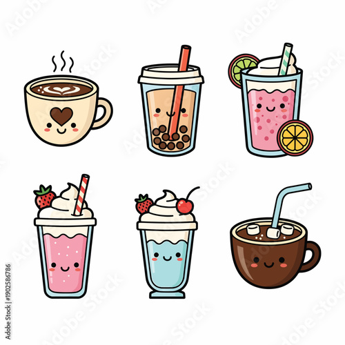 Kawaii Coffee and Drinks