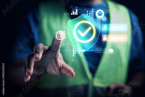 The concept of future online communication encompasses artificial intelligence AI representatives, showcasing intelligent automated workflows, next generation digital intelligence