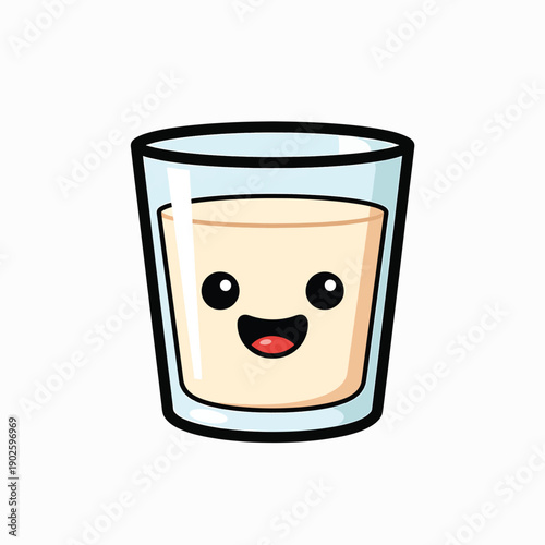 Smiling Glass of Milk