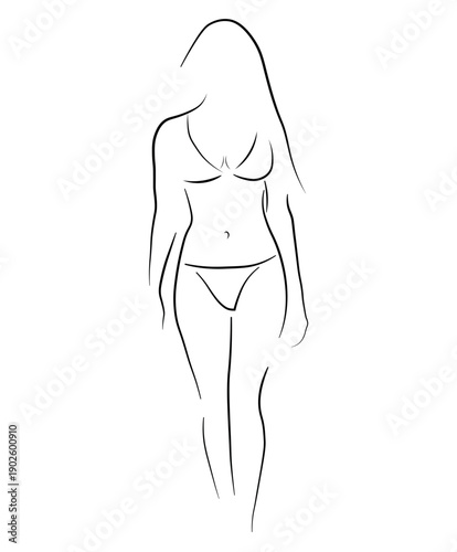 vector illustration of  woman