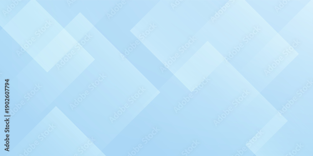 Obraz premium Abstract blue background with transparent squares, rhombuses, Wallpaper, simple background for covers, web pages and conferences, business cards. Vector illustration
