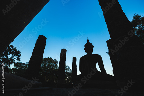 Ancient Buddha statue at Su...