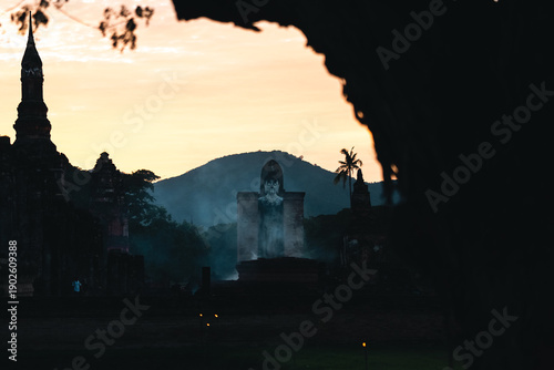 Ancient Buddha statue at Su...