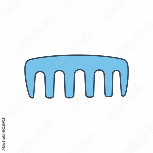 Blue Hair Comb