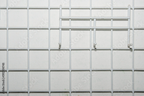 metal grid background